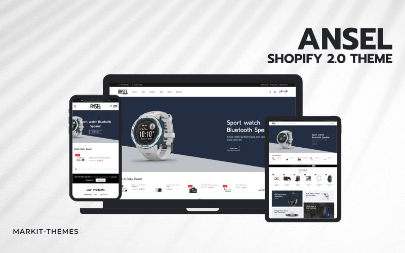 Ansel - 高级电子产品 Shopify 2.0 主题 #410862