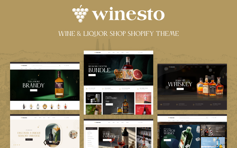 Ap Winesto - 酒庄 Shopify 主题 #394428