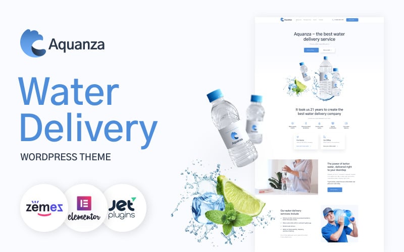 Aquanza - 送水 WordPress 主题 #47940