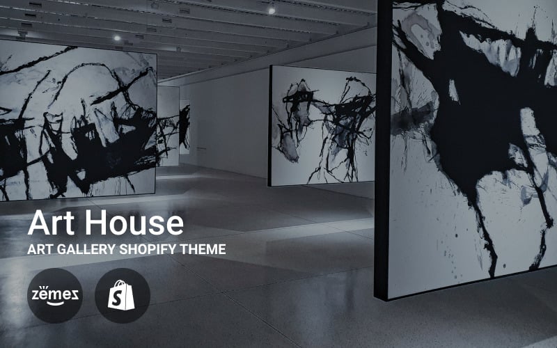 Art House-画廊Shopify主题 #71506
