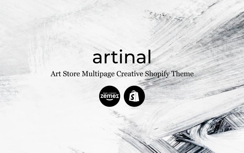 Artinal-Art Store多页创意Shopify主题 #82697