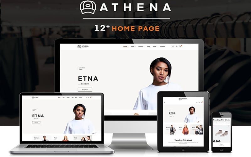 Athena Fashion-Multipurpose Sections Shopify 主题 2.0