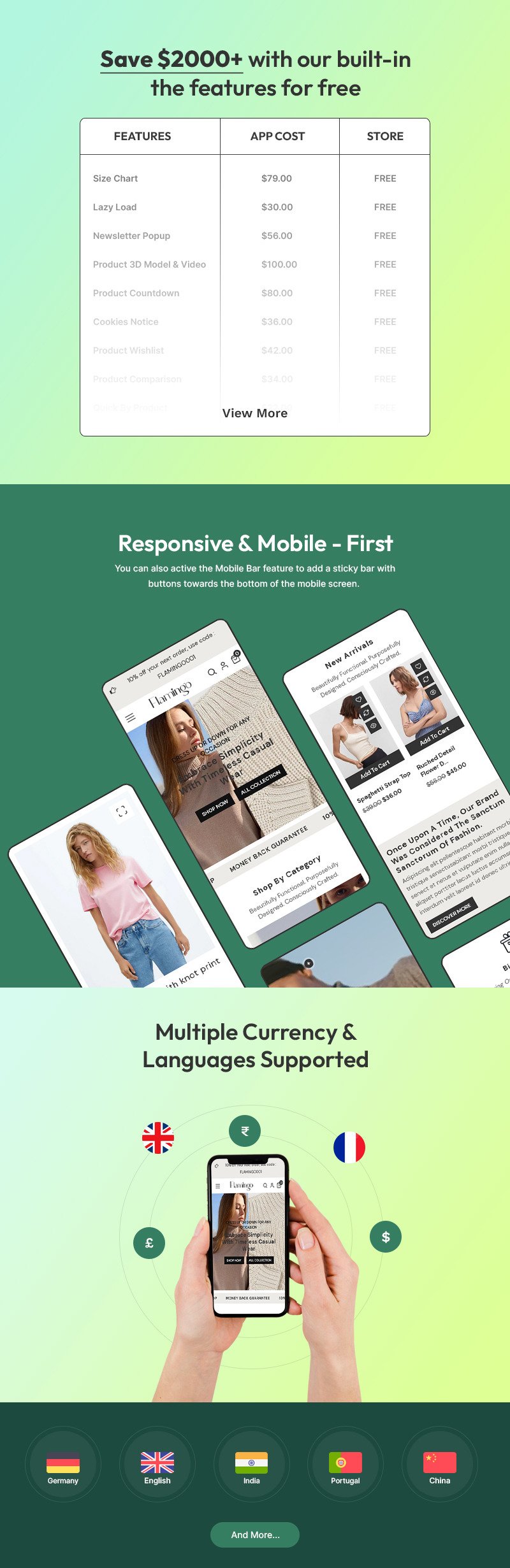 Flamingo - 高级时尚 Shopify 2.0 响应式主题 #374297