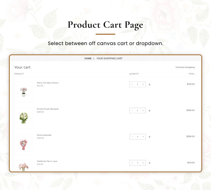 Flowshop - 超级花卉 Shopify 2.0 超级主题 #282875