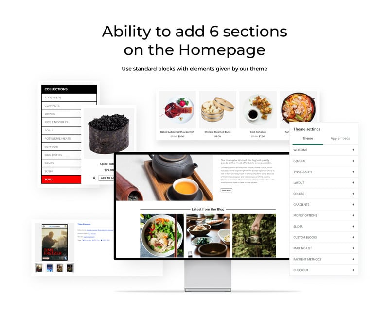 唐人街-寿司餐厅Shopify主题 #68687