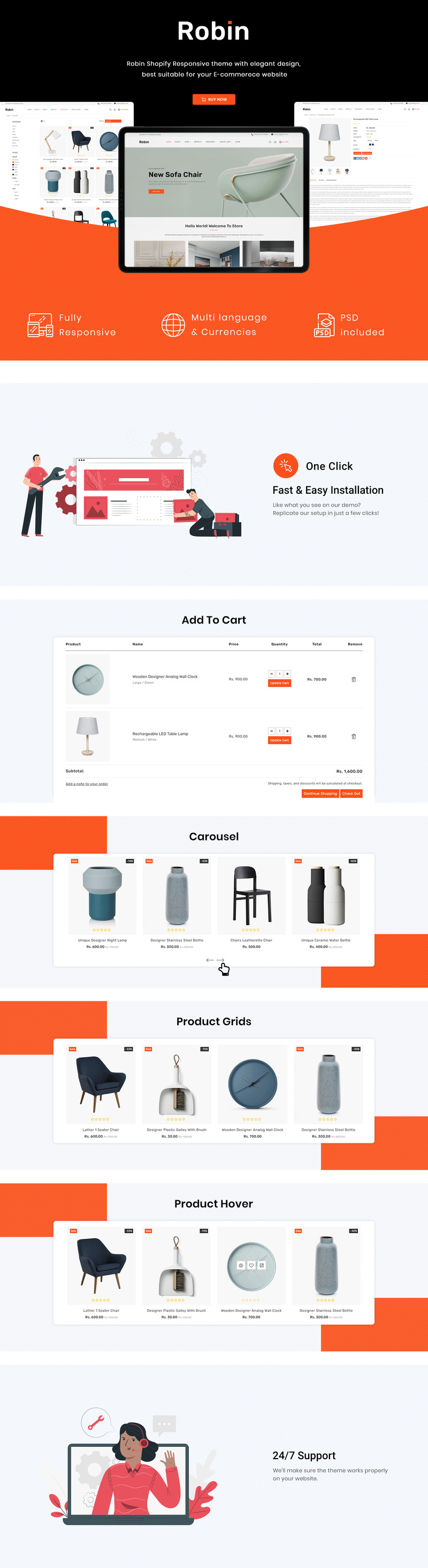 b9EcnQ-_49ckUSRfnwiU Robin-现代家具响应式Shopify模板 #175839