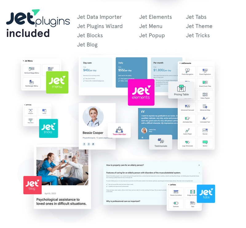 Seniory - 疗养院和老年护理 WordPress Elementor 主题