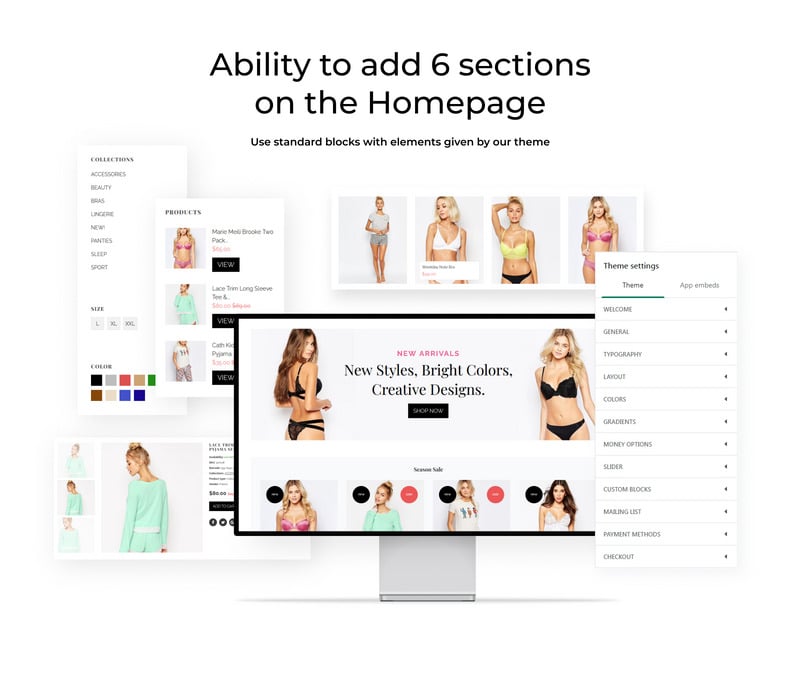 我的秘密-内衣店Shopify主题 #72013