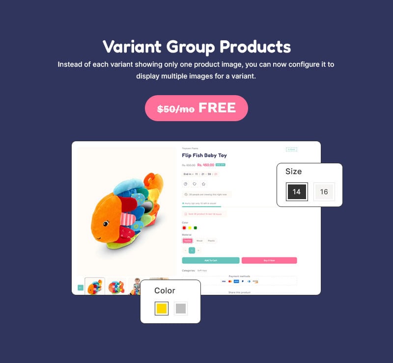 TinyTown - 儿童玩具和婴儿时装店多用途 Shopify 2.0 响应式主题