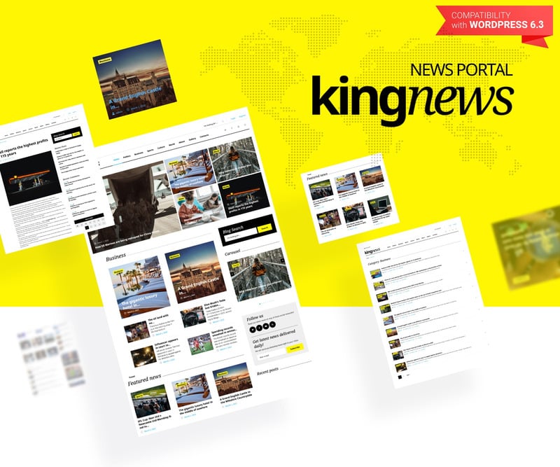 KingNews - 新闻门户和杂志 WordPress 主题 #58404