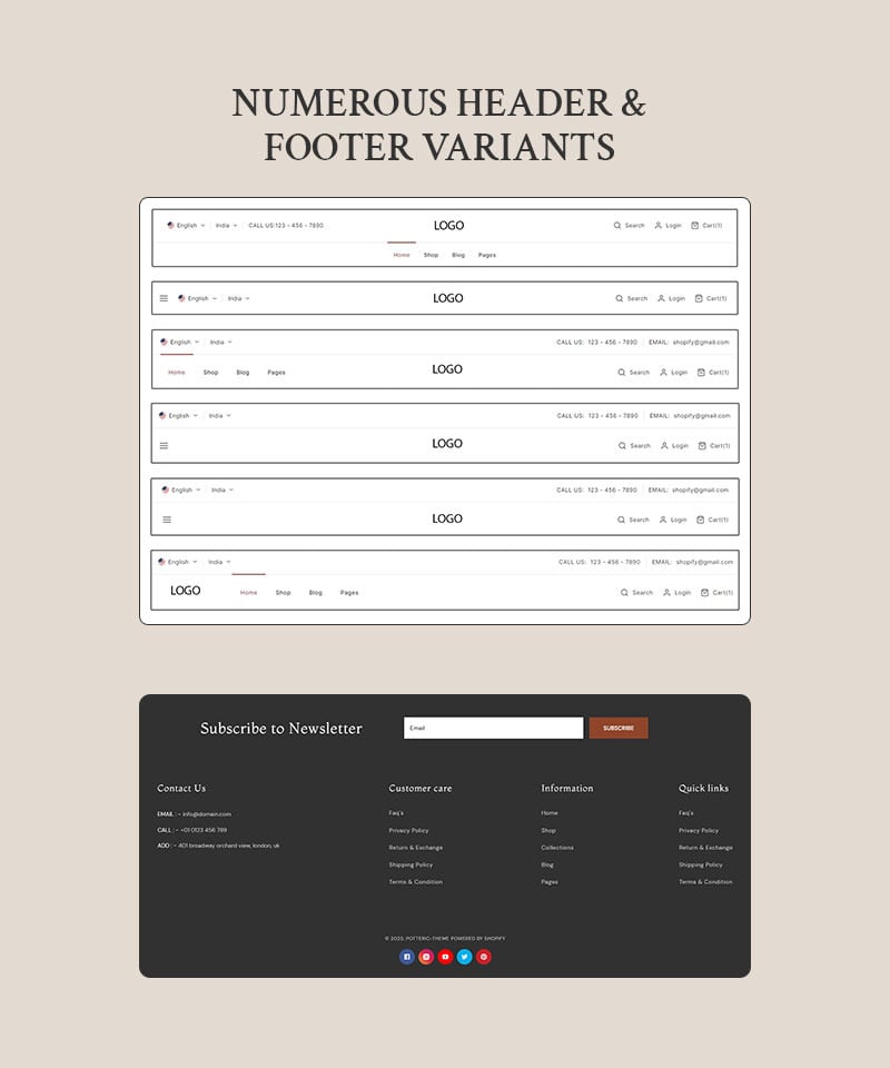 Potteric - 手工陶瓷和家居装饰多功能 Shopify 2.0 响应式主题