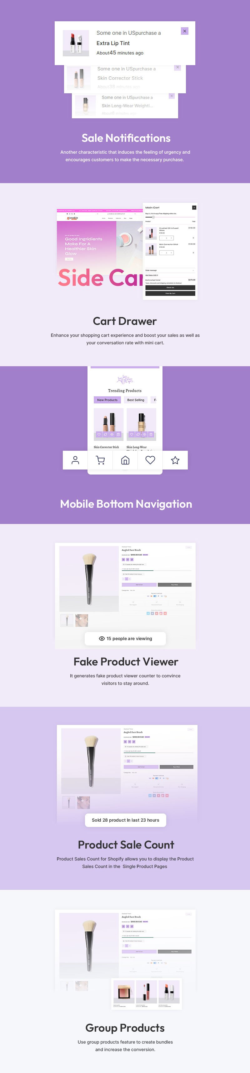 Luxskin - 美容、化妆品和护肤品多用途 Shopify 2.0 响应式主题