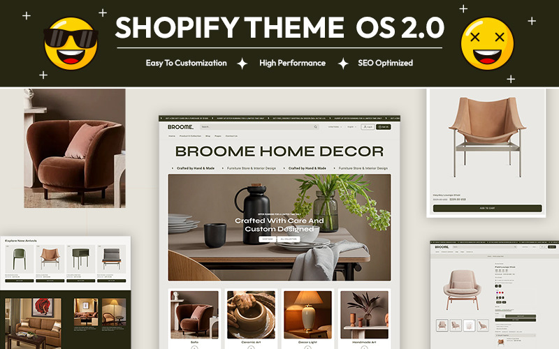Broome - 家居家具和室内装饰多用途 Shopify 2.0 响应式主题