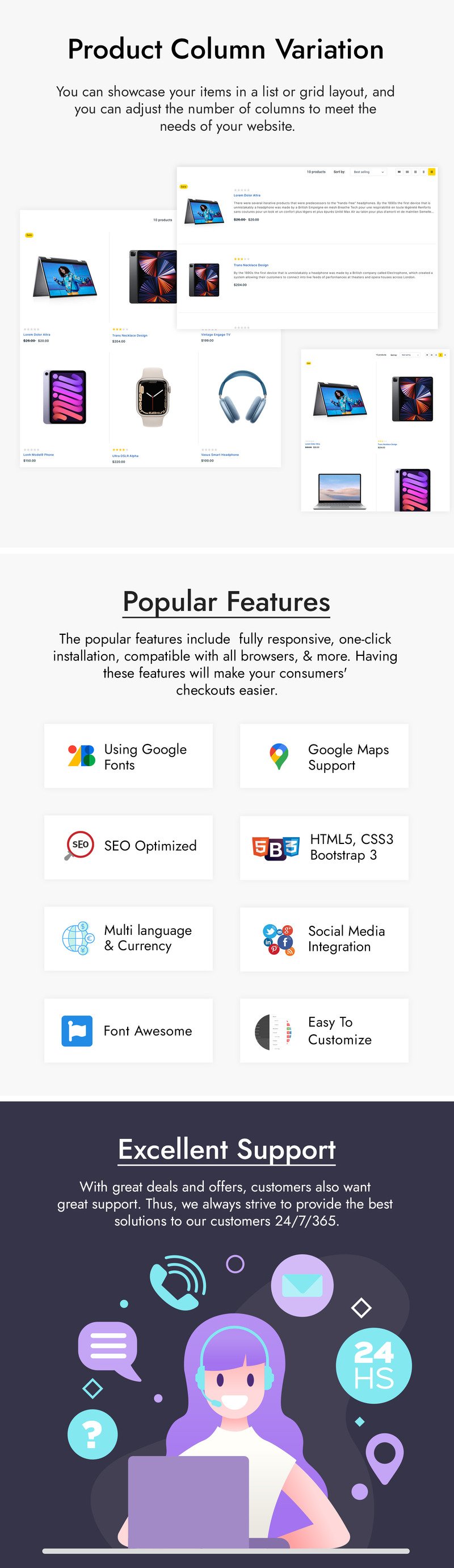 Techclow 电子商店 Shopify 主题 #269655