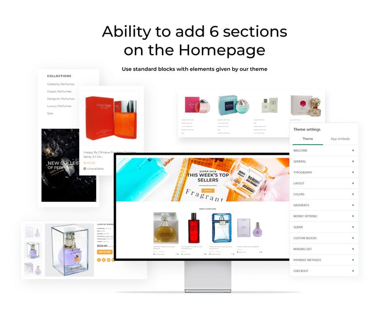 香水-美丽优雅的Shopify主题 #77235