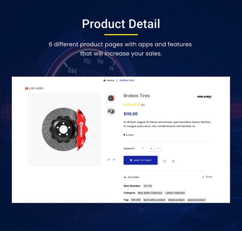 Automodif - Mega Parts Shopify 2.0 响应式主题。