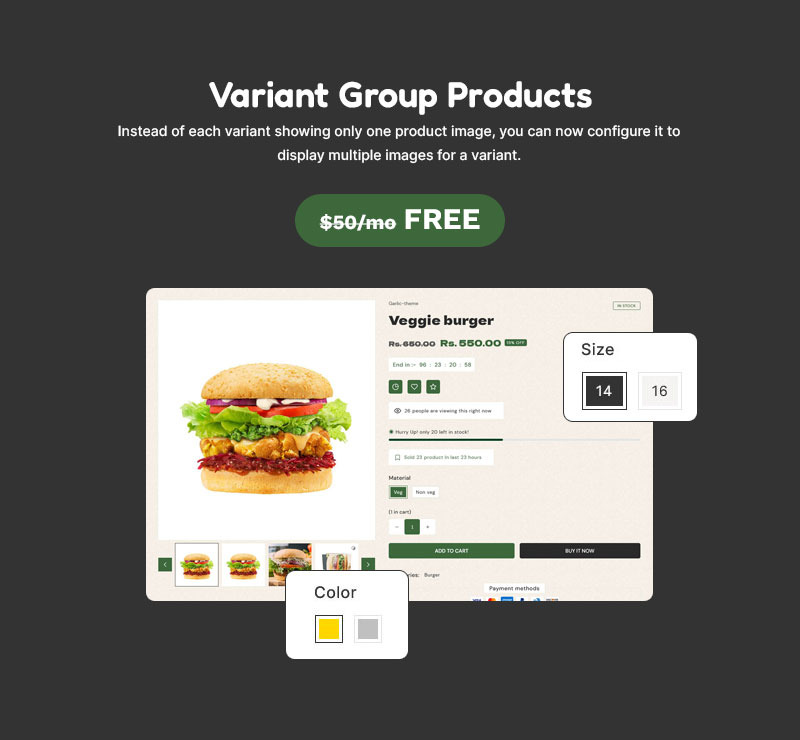 Garlic - 披萨、餐厅和快餐店多用途 Shopify 2.0 响应式主题