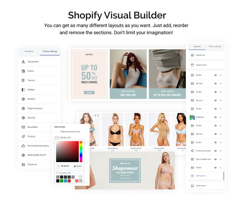 Apparelix Shopify内衣专卖店主题 #181452