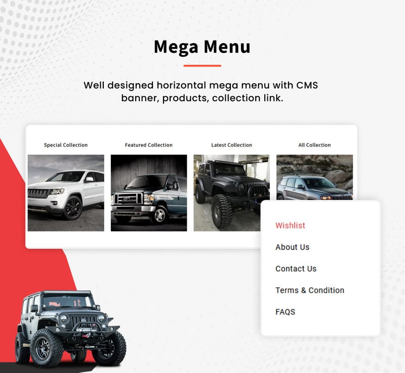 Blackrider - Mega Spareparts Shopify 2.0 主题