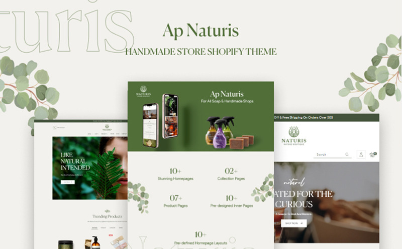 TM Naturis - 手工商店 Shopify 主题 #260713