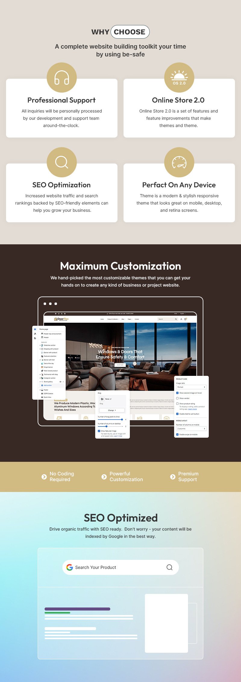 Doorflex - 门窗清洁服务商店多用途 Shopify 2.0 响应式主题
