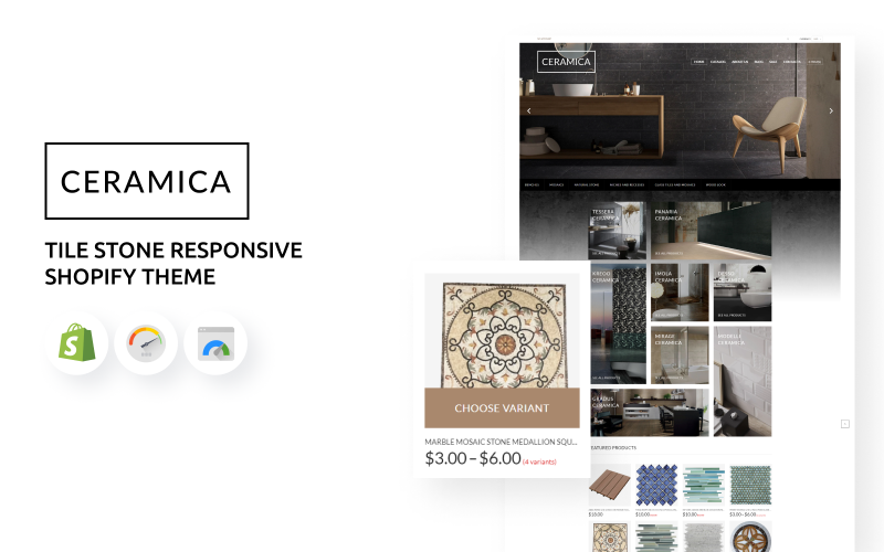 Ceramica - Tile Stone 响应式电子商务 Shopify 主题