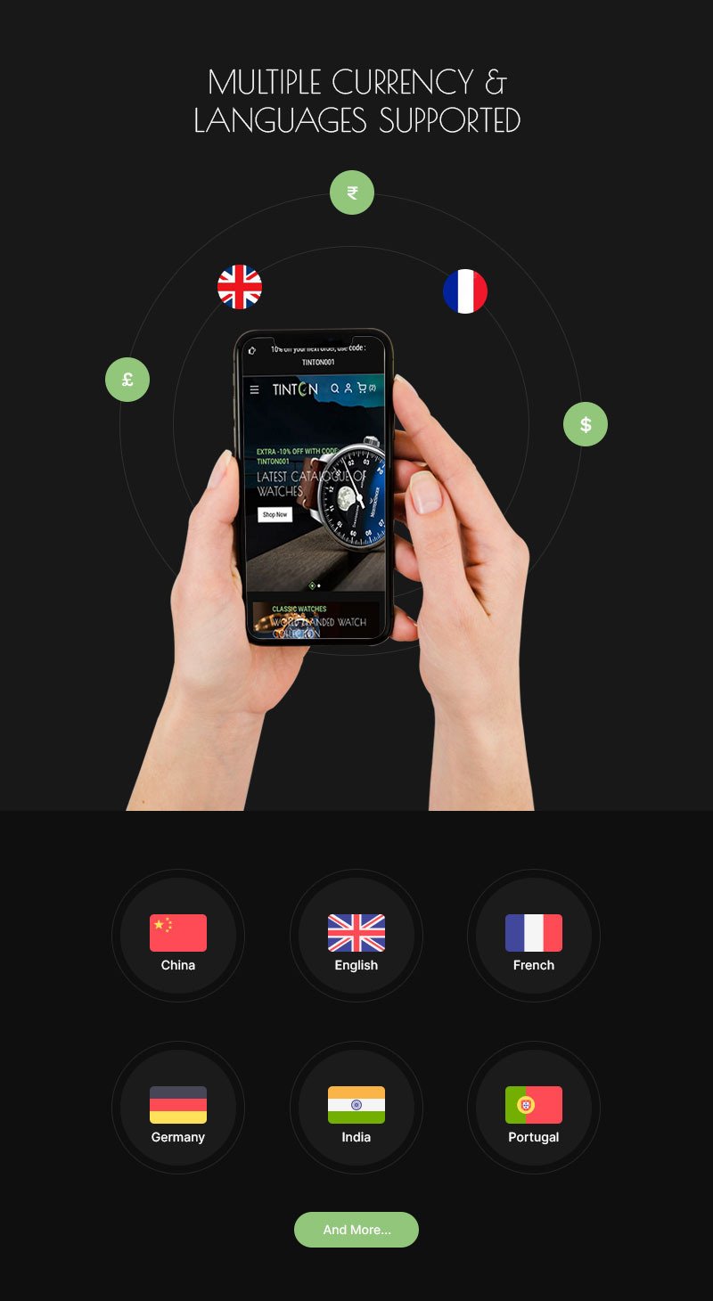 Tinton World - 高级手表和香水多用途 Shopify 2.0 响应式主题