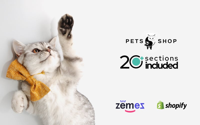 宠物店设计模板Shopify主题 #63802