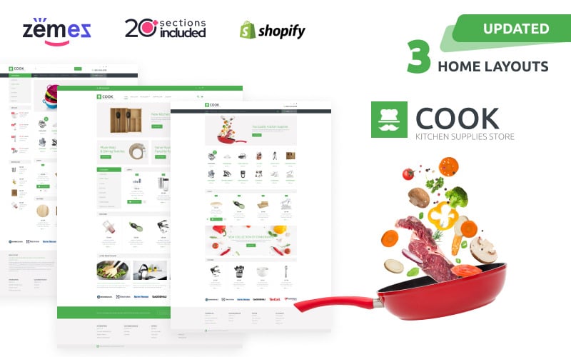 Cook Store 多用途 Shopify 主题 #60059