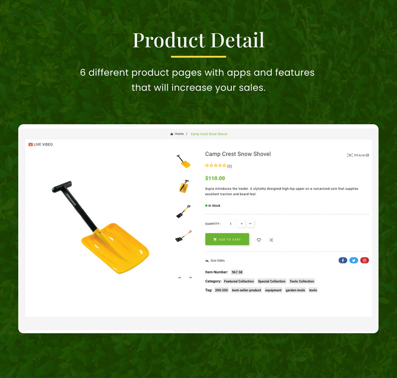 Gardenia - Mega Tools Plant Super Shopify 商店