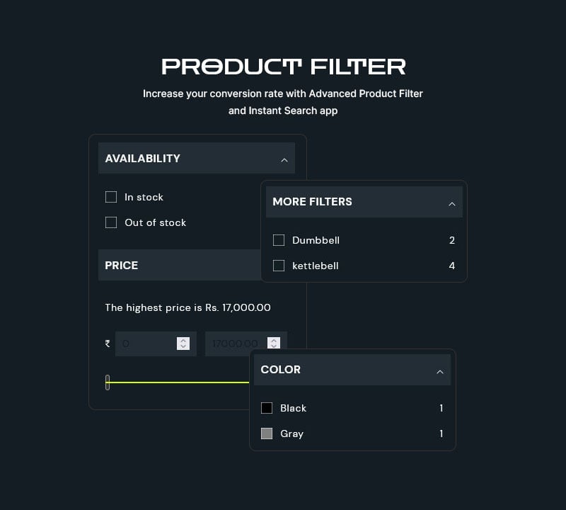 Fitfinity - 健身器材和运动时尚商店 Shopify 2.0 响应式主题