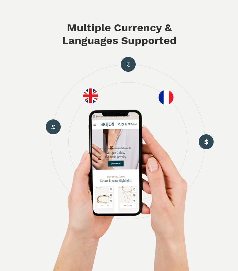 Brijox - 奢华珠宝和仿制品商店 Shopify 2.0 多功能响应式主题