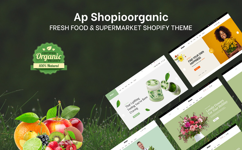TM Shopioorganic - 生鲜食品和超市 Shopify 主题