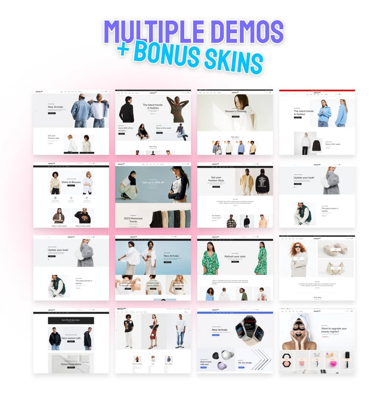 Vendy Pro - 创新的多功能 Shopify 主题操作系统 2.0