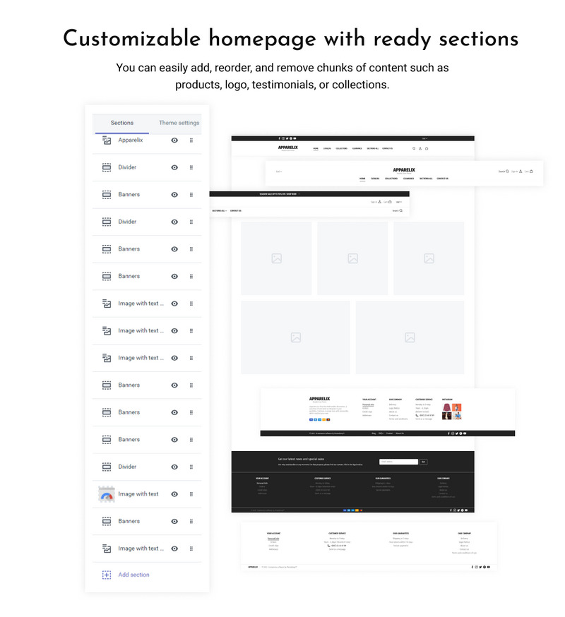 Apparelix 现代时尚商店 Shopify 主题 #238405