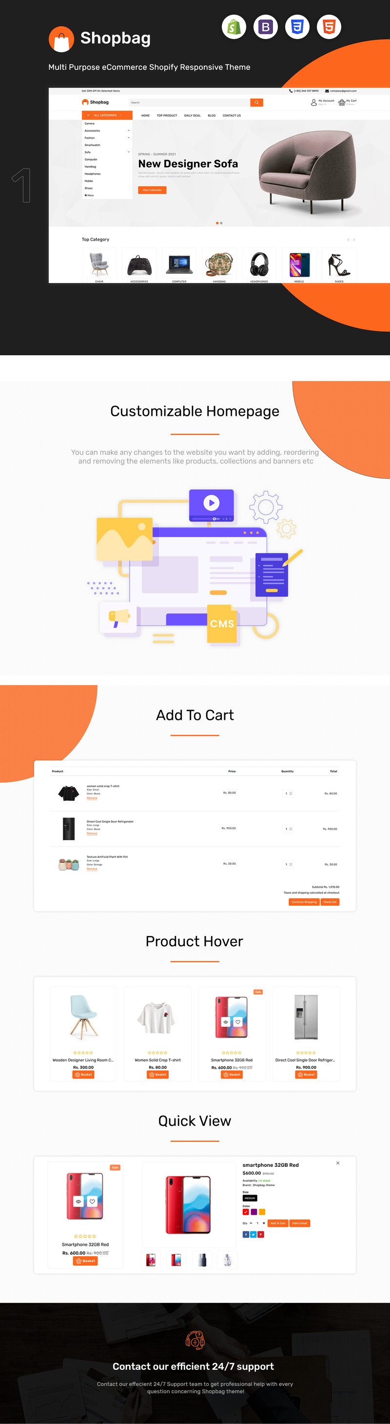 Shopbag - 多功能家具 Shopify 主题 #222180