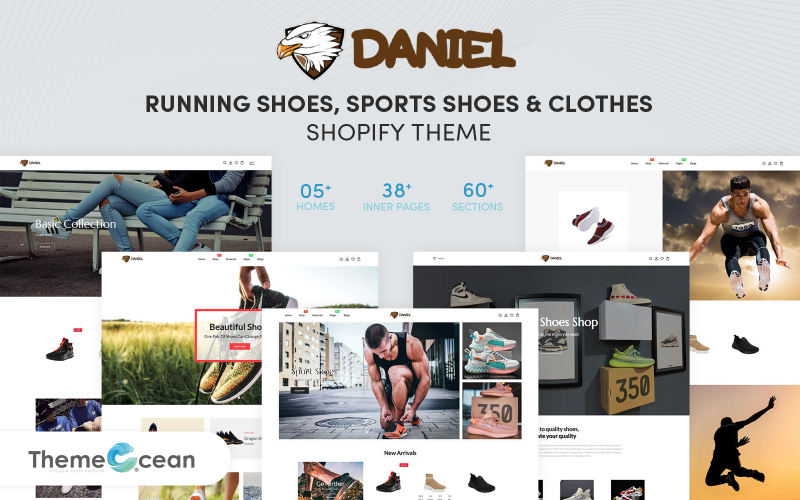 Daniel - 跑鞋、运动鞋和衣服 Shopify 主题 #183224