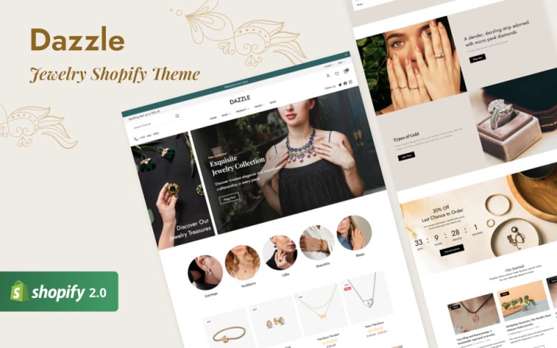 Dazzle - 珠宝 Shopify 主题 #374801