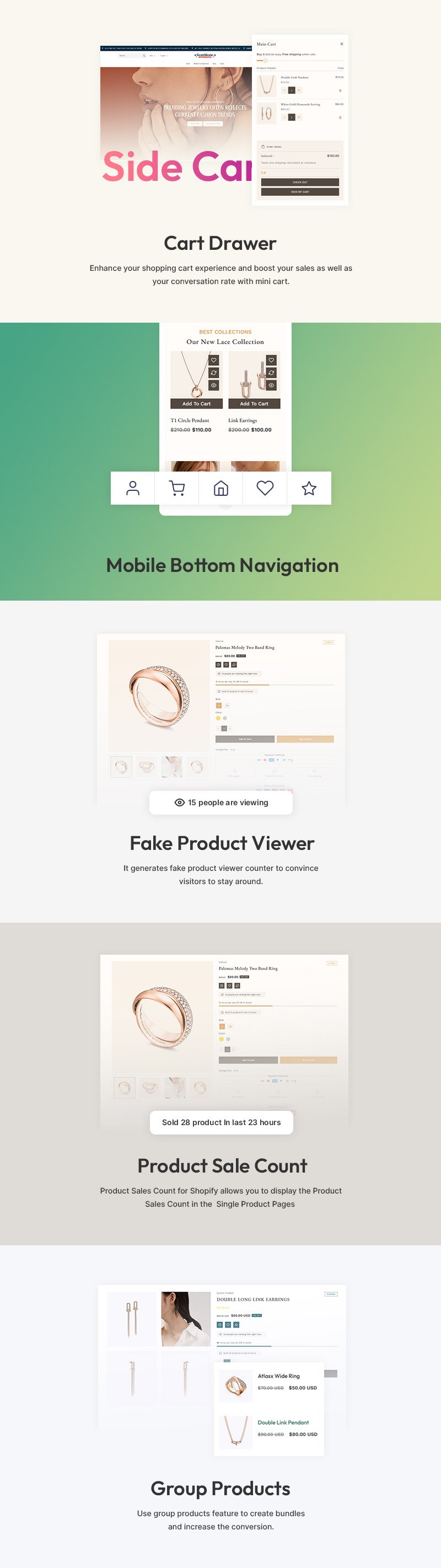 Gemstone - 现代珠宝店 Shopify 2.0 响应式主题 #409659