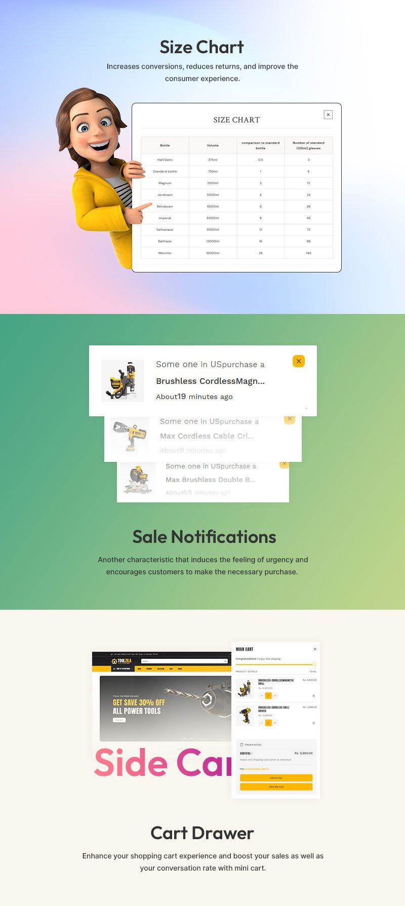 Toolzila - 车库工具和配件大型商店多用途 Shopify 2.0 响应式主题