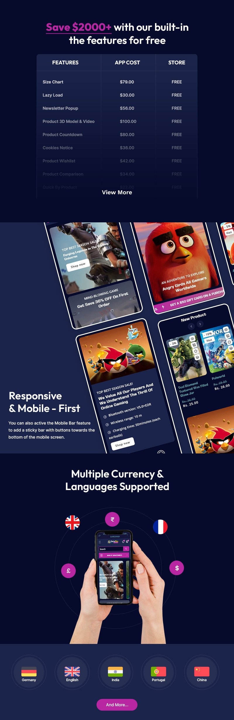 Gamebox - 在线游戏商店多用途 Shopify 2.0 响应式主题