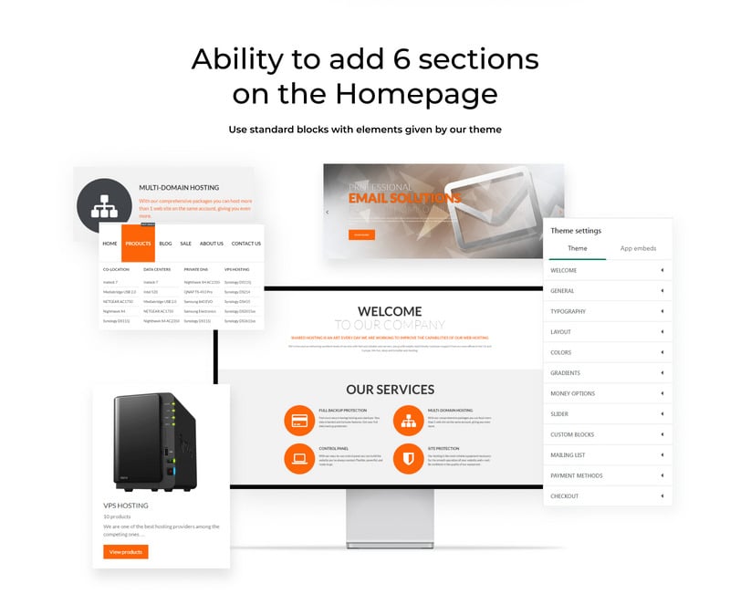 托管商店-托管和软件Shopify主题 #62056