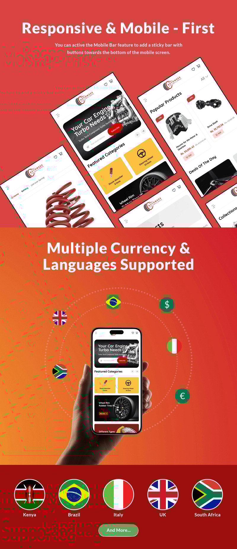 Autoweek - 汽车零部件 Shopify 主题 #404587