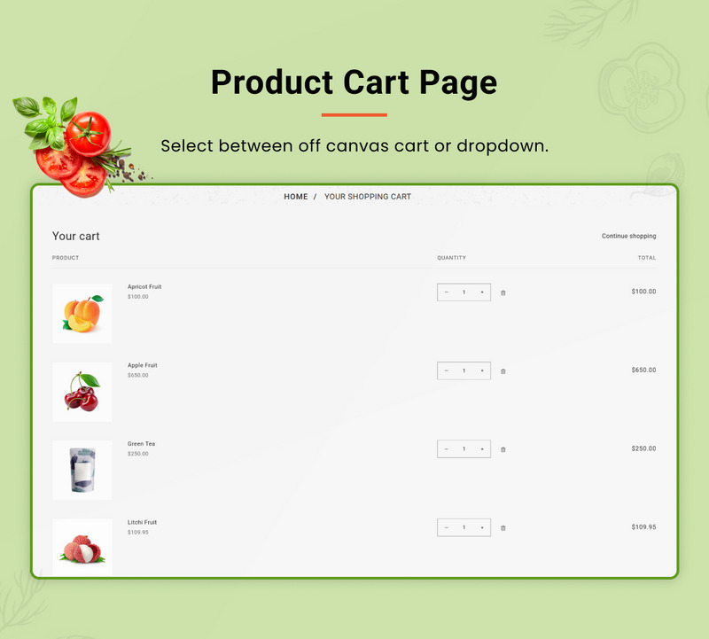 Organic Mega Food and Fresh Grocery Shopify 2.0 响应式模板