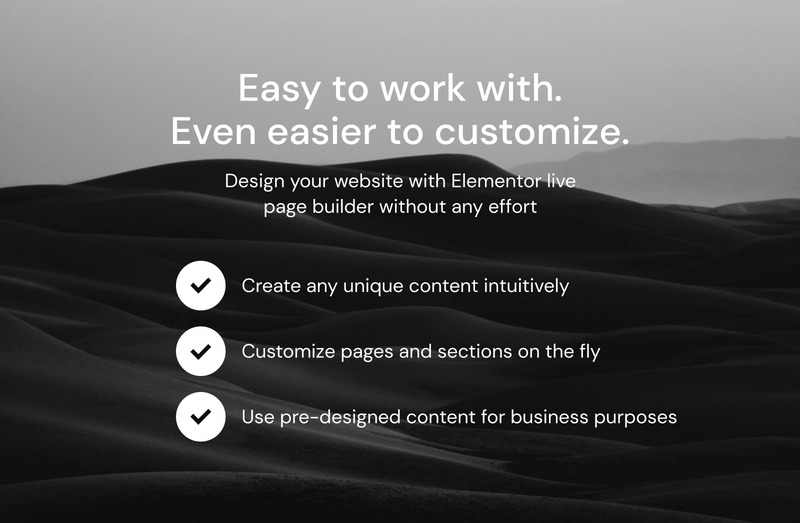 Meltony - 适用于任何企业的极简主义 WordPress 主题 #71806