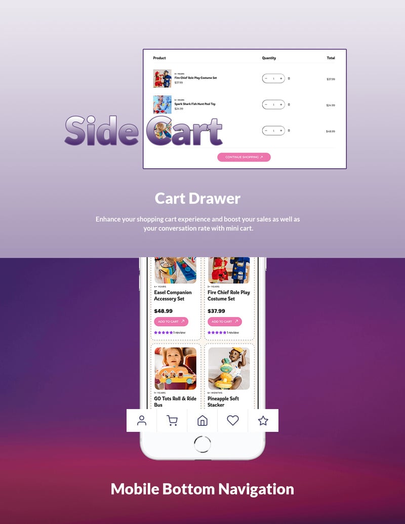 Wagz.io - 儿童玩具和服装店 Shopify 主题 #436110