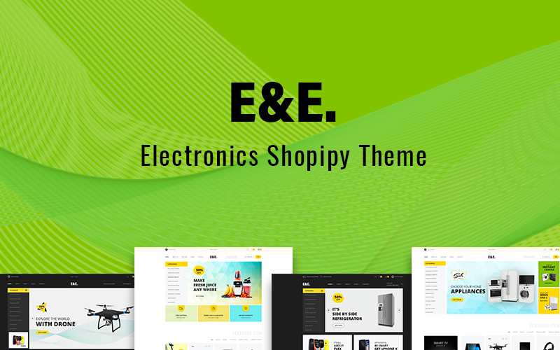 E＆E-电子Shopify主题 #73824