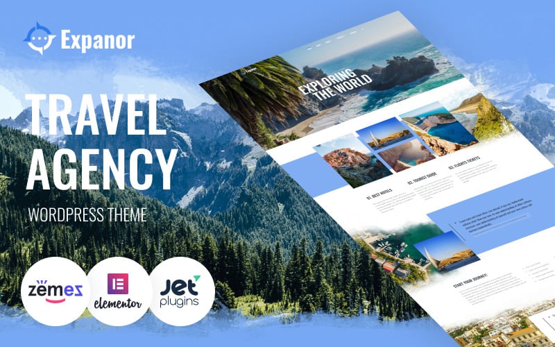 Expanor-旅行社多用途现代WordPress Elementor主题