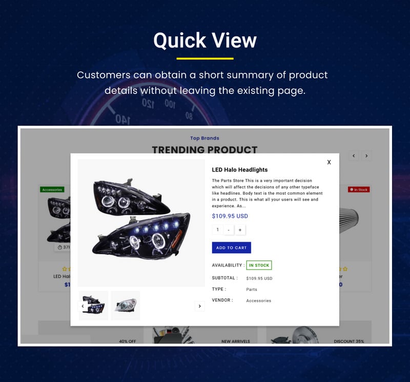 Automodif - Mega Parts Shopify 2.0 响应式主题。