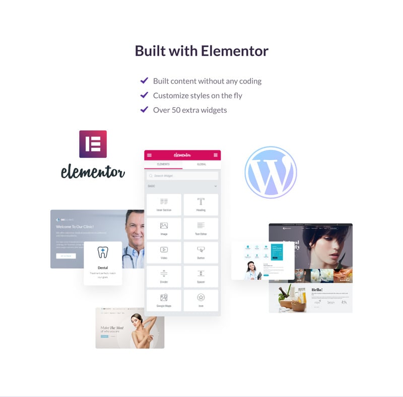 BeClinic - 多用途医疗清洁 WordPress 主题 #58654